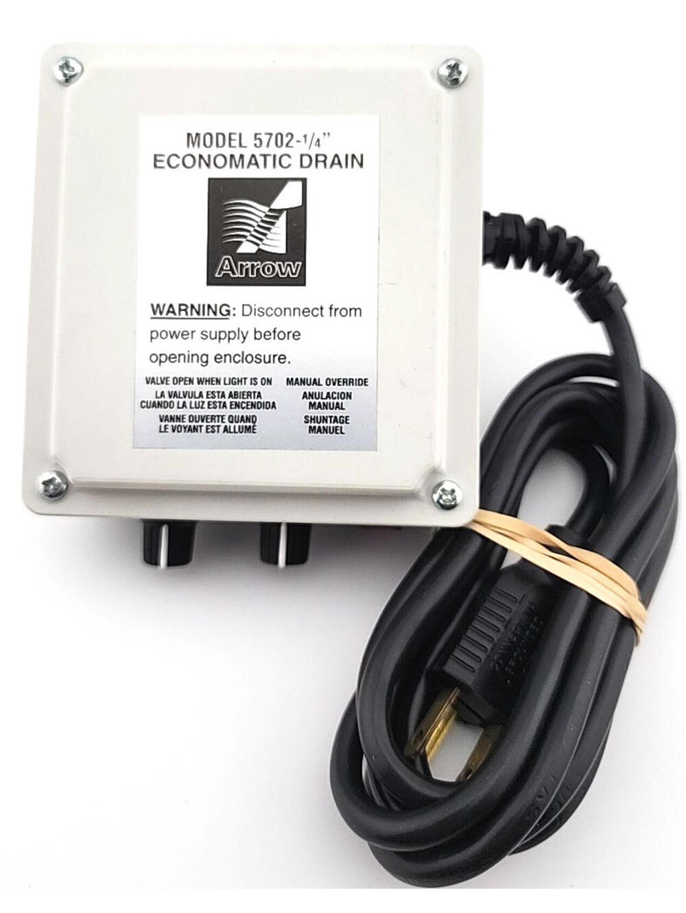ARROW 5702-1/4 ECONOMATIC SOLENOID DRAIN VALVE